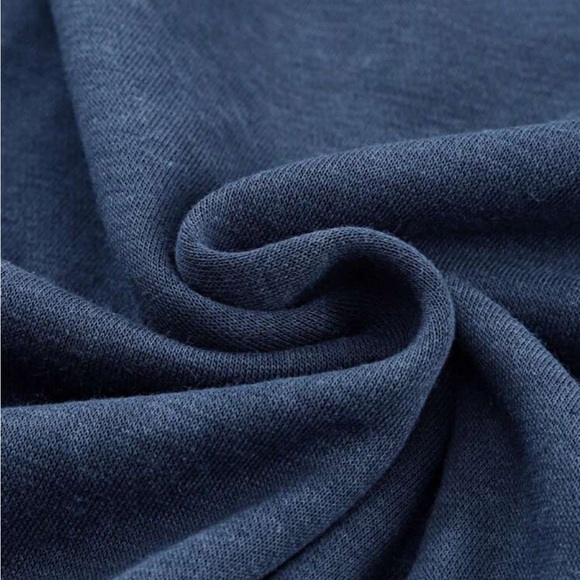 Boho Cotton Mineral Washed Oversized Mock Neck Dolman T Shirt Top Sweat Shirt - Picture 4 of 6